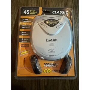 Classic Personal CD Player CL402 24 Track Programmable‎ Headphones. BRAND NEW